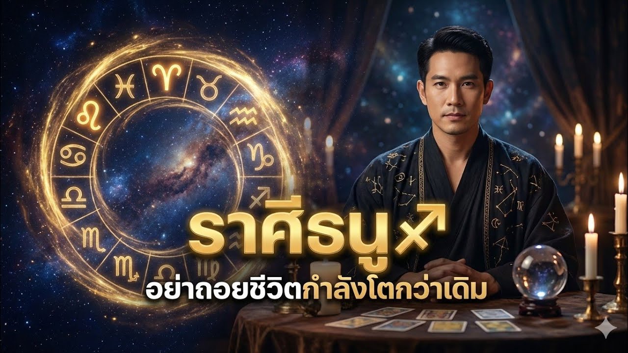 ราศีธนู ♐ ฟังให้จบ!คุณไม่ได้ถอยหลังคุณกำลังจะพุ่งแรง | จักรวาลพยากรณ์