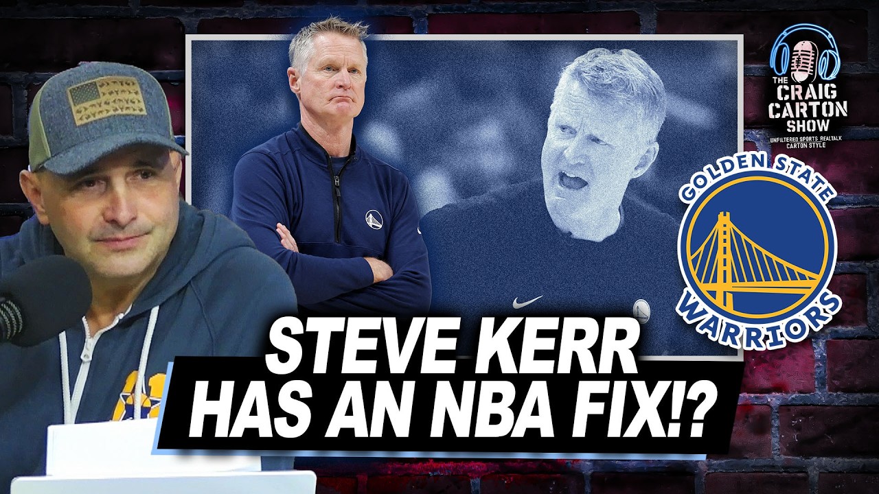 STEVE KERR FIX: Less Regular Season Games? Or More Discipline? | The Craig Carton Show
