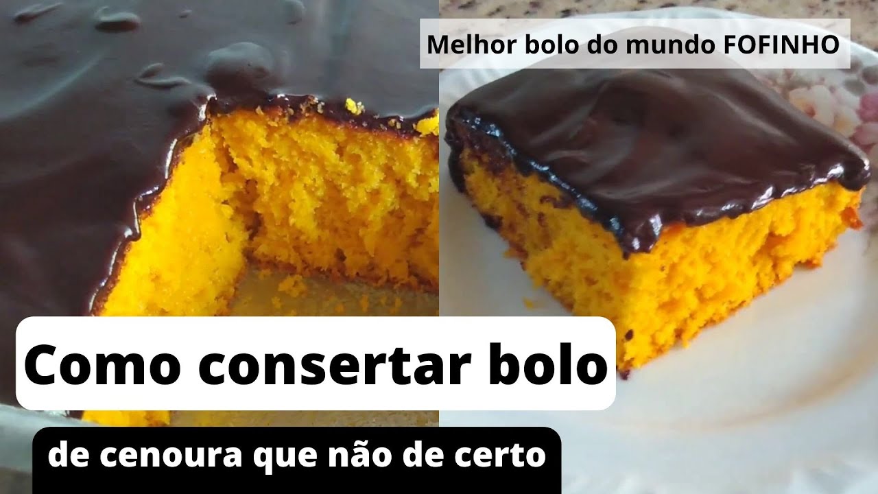 MELHOR RECEITA DE BOLO DE CENOURA FOFINHO E MACIO. Mais uma Dica