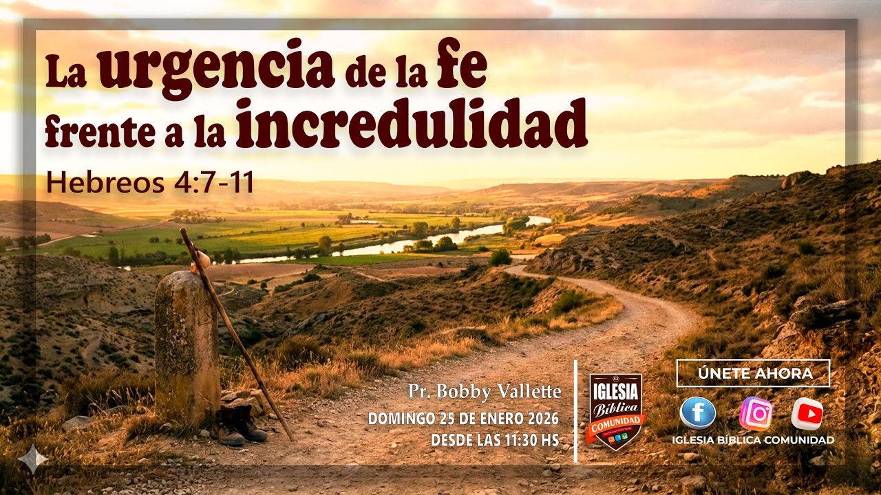 La urgencia de la fe frente a la incredulidad.