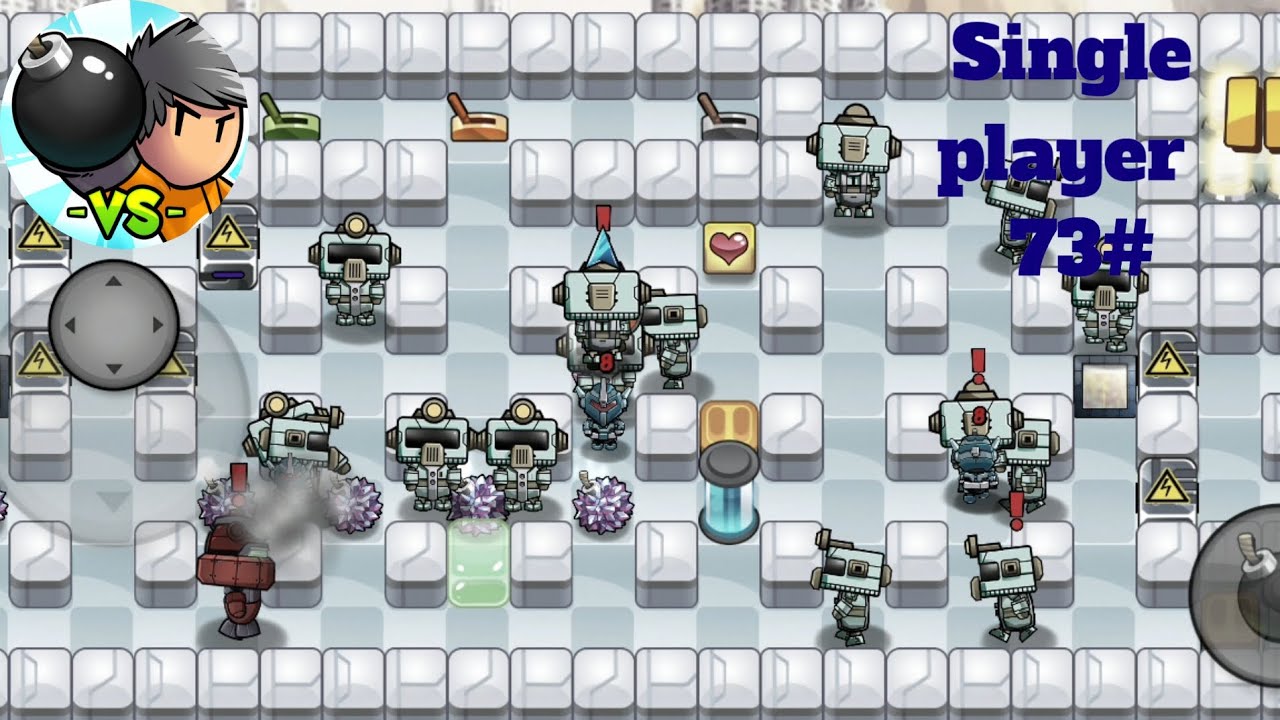 Bomber Friends Single player Domínio robô experiência fábrica apelona 73#