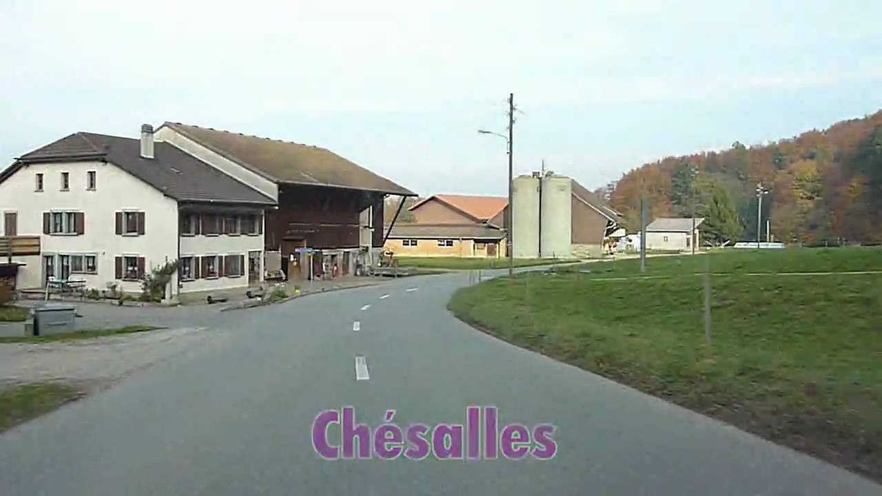 Switzerland 91 (Camera on board) Posieux to Marly [HD]