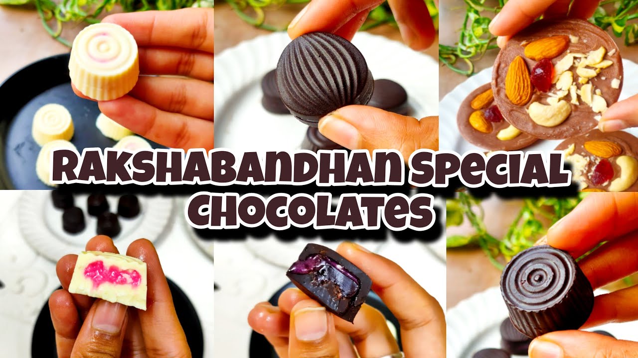 Rakshabandhan Special Chocolates | Center filled Chocolate | Chocolate Mediants | Rose & Blueberry
