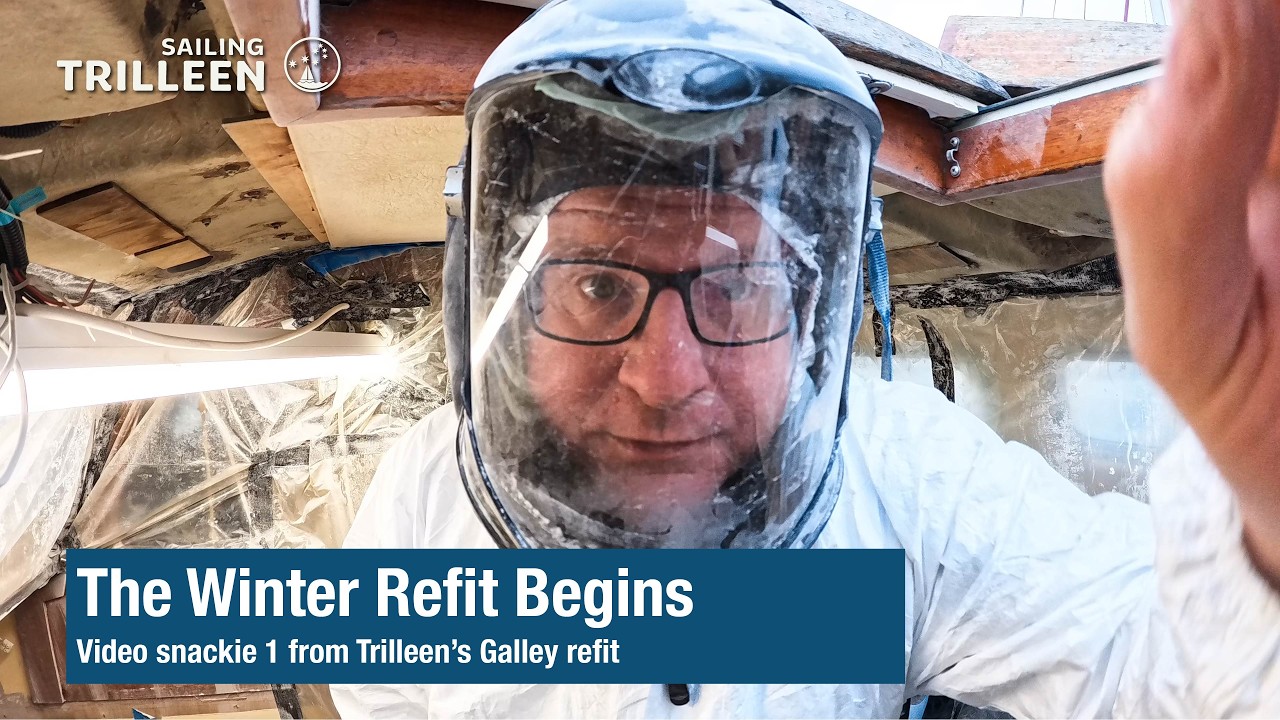The winter refit begins …