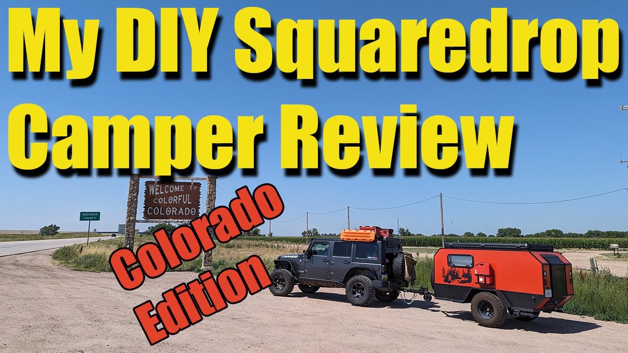My DIY Squaredrop Camper Review