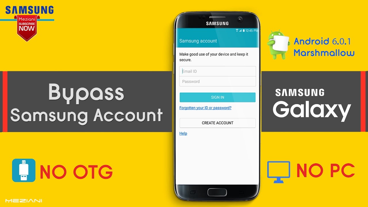 Bypass , Remove Samsung Account Marshmallow 6.0.1 Reactivation lock