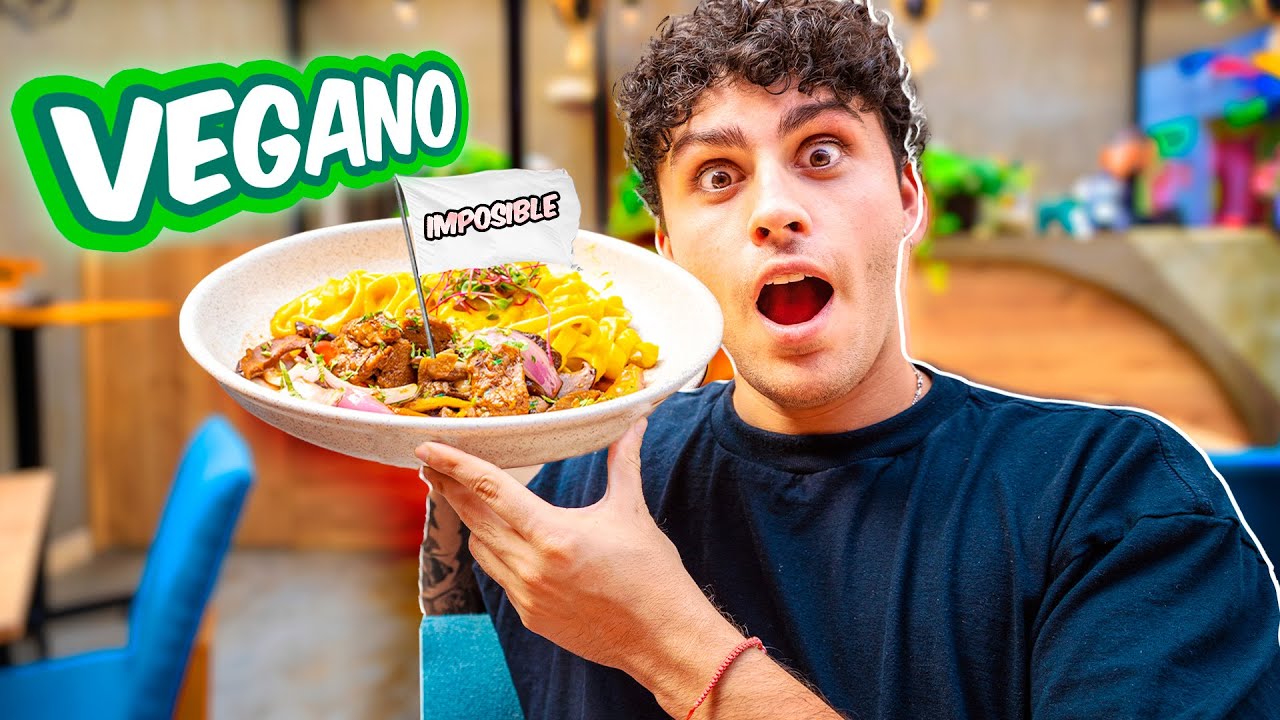 24 Horas Solo COMIENDO Comida VEGANA en Perú