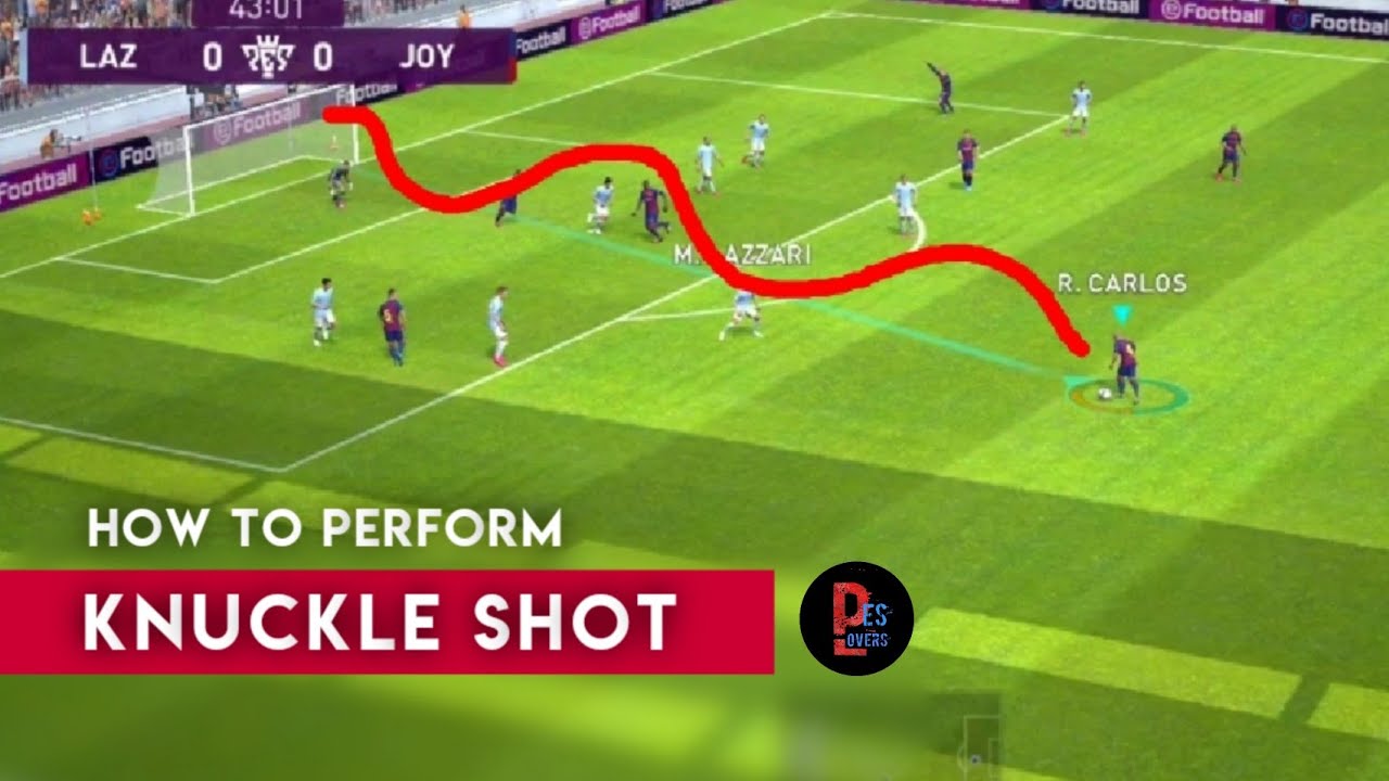 How to perform Knuckle Ball Manually [New method] | efootball Pes 22 Mobile