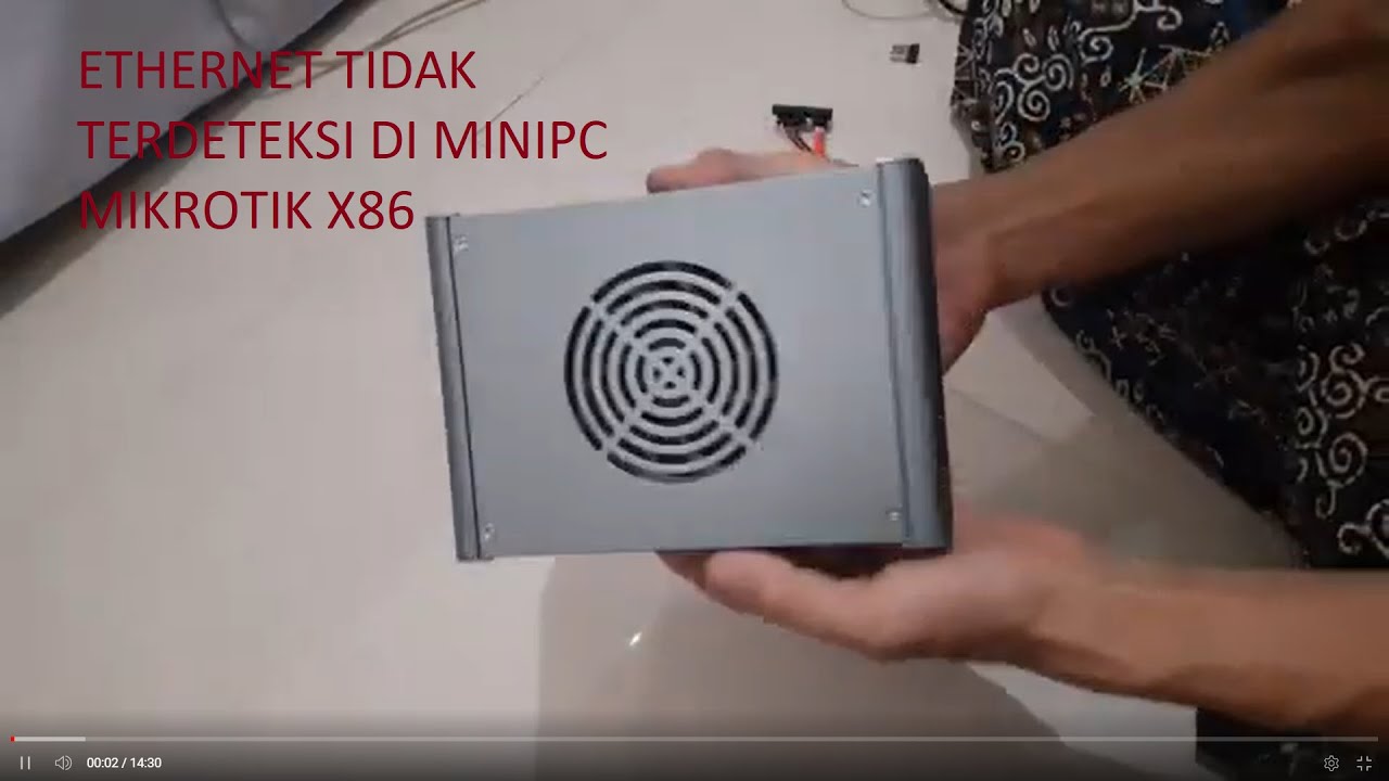 Solusi Ethernet mikrotik x86 di minipc tidak terbaca