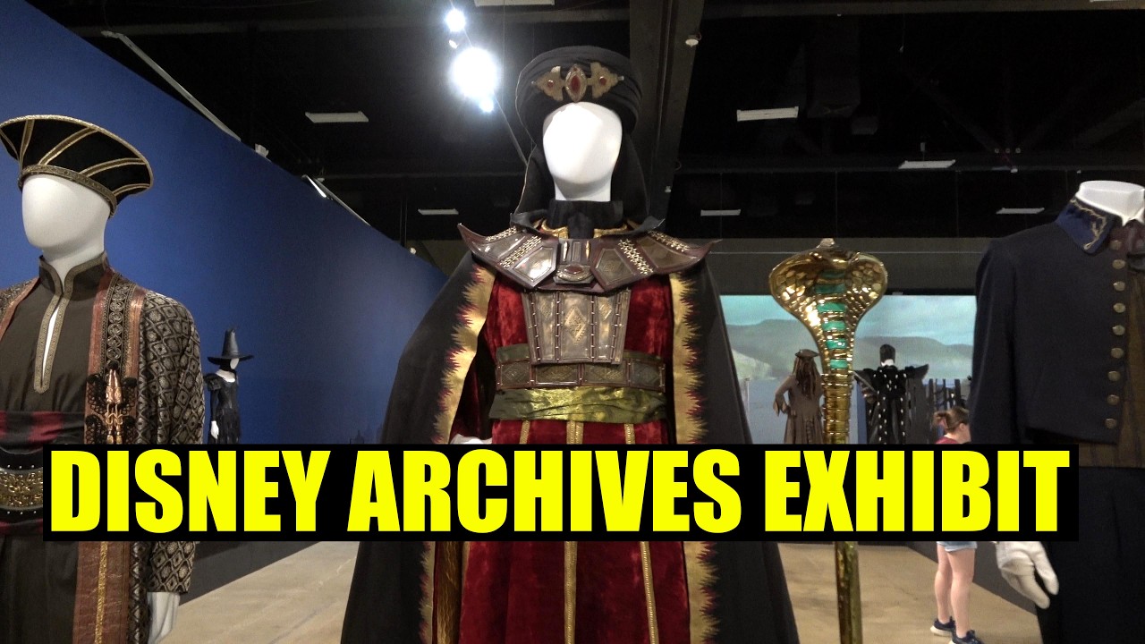 Disney Archive Exhibits at Arlington Museum of Art Tour & Review with The Legend