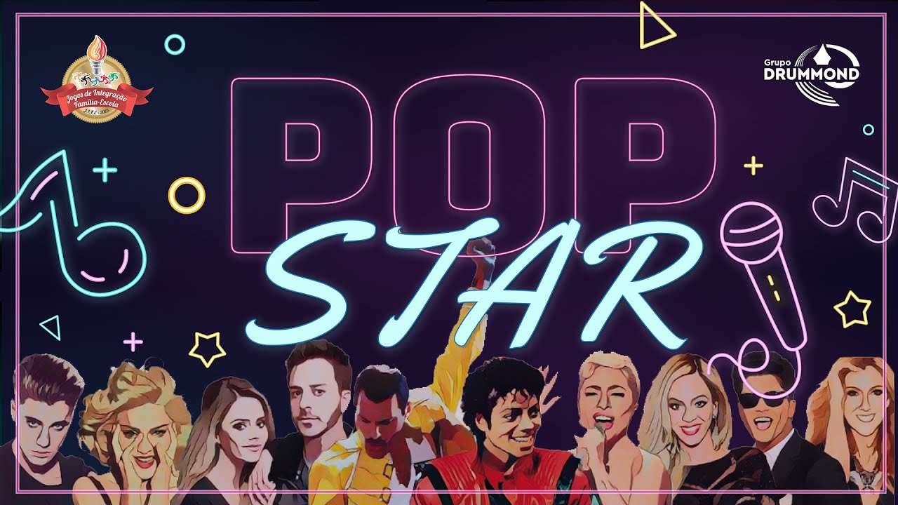 Abertura das Olimp&iacute;adas Drummond &ndash; Pop Star Edition! 🎤✨