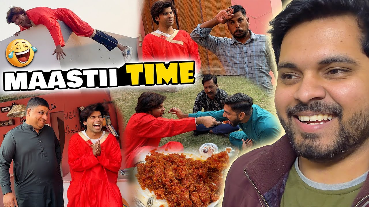 Maastii Time with Faisal Ramay Mithapuria Kalu Noni | Fun With Sajjad Jani Team 😍| Shyzi Vlogs