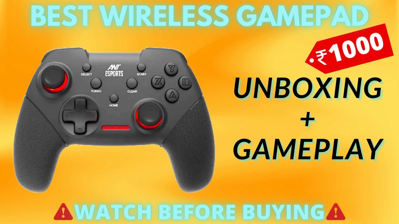 Unboxing + Gameplay Ant Esports GP 300 Pro V2 Wireless Controller | Best budget controller for You🔥.