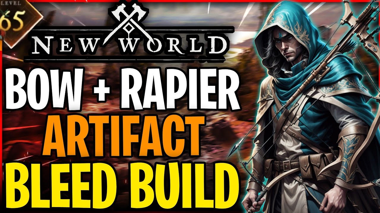 New World *BEST* Bow + Rapier PvP & PvE Bleed Build - (New World Season 3 Bow Build) Artifact Rapier