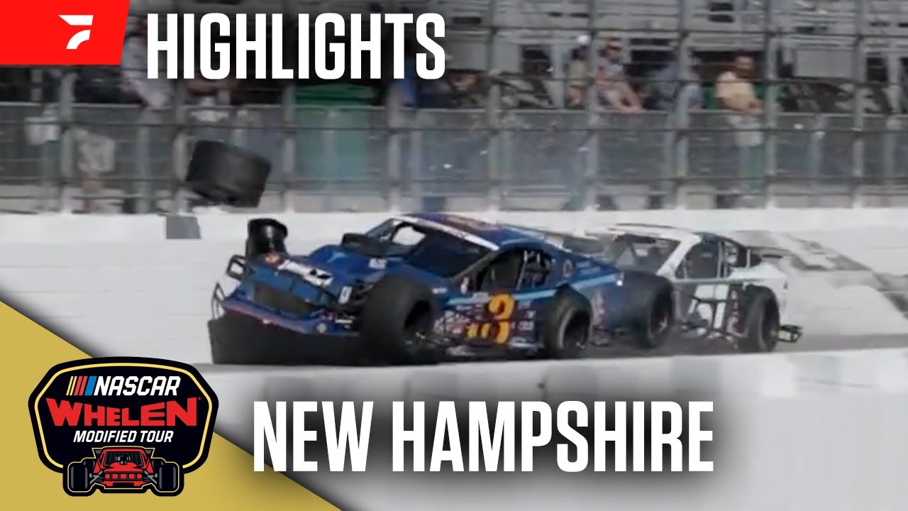 Wheel Flies Off At The Finish! | NASCAR Whelen Modified Tour At New Hampshire Motor Speedway 9/20/25