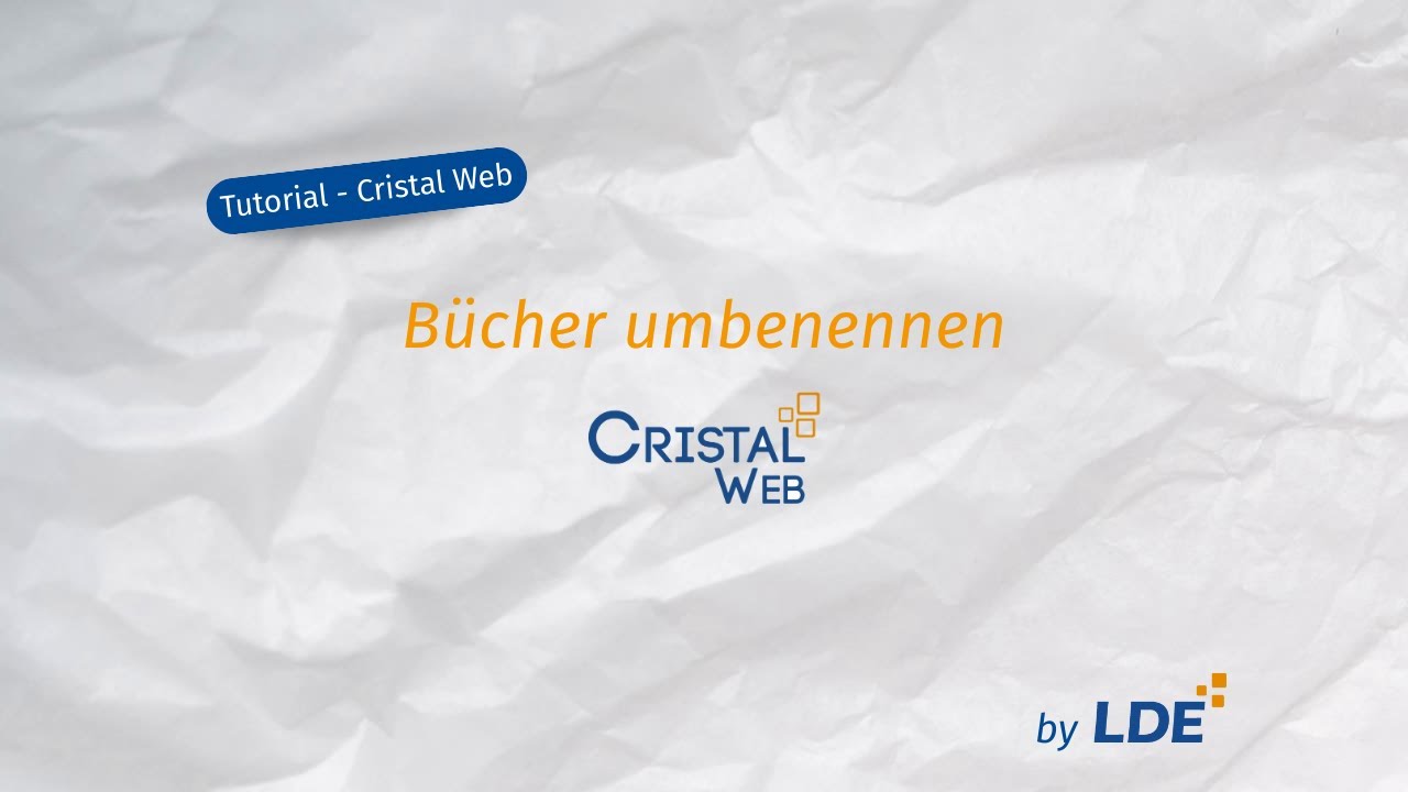 Titel in Cristal Web umbenennen – so passen Sie Ihre Lernmedien individuell an