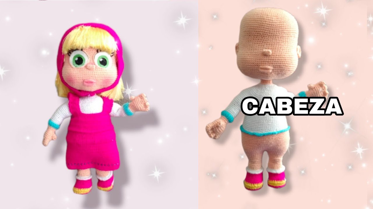 Masha Amigurumi Paso a paso - 4 Cabeza