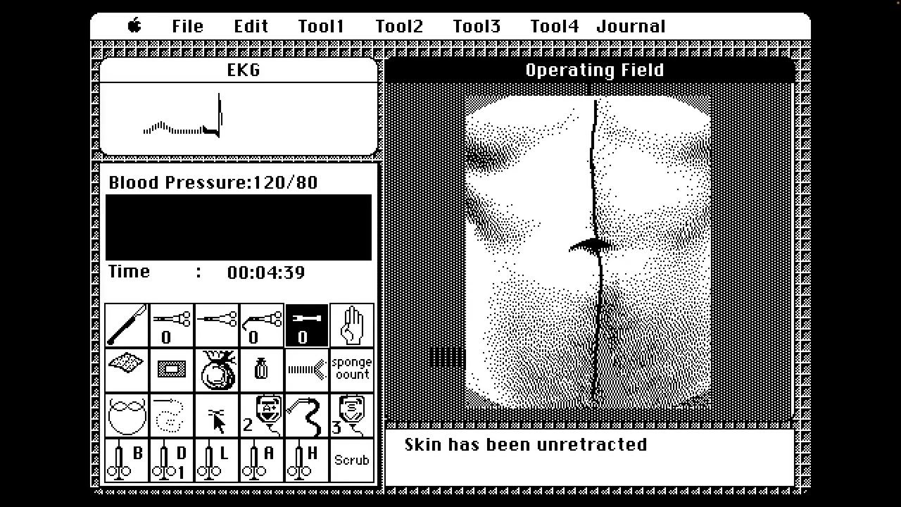 Playing Every Classic Mac Disk, Episode 6: The Surgeon v1.5 (Macintosh, 1985)
