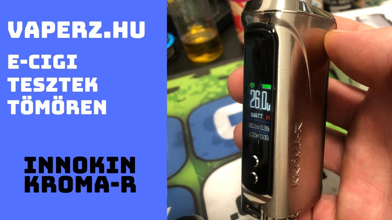 Vaperz.hu | E-cigi Tesztek T&ouml;m&ouml;ren - Innokin Kroma-R mod