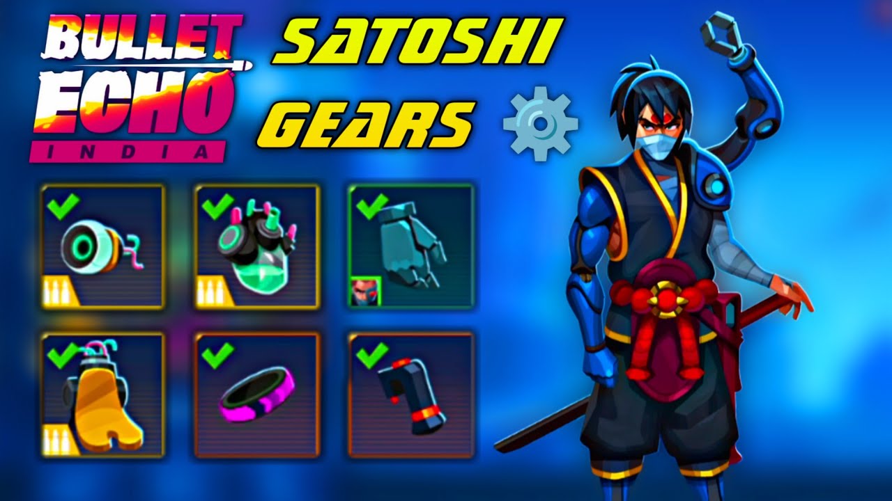 Upgrading Ninja Satoshi Gears | Ninja Satoshi Gameplay | Bullet Echo India | Krafton