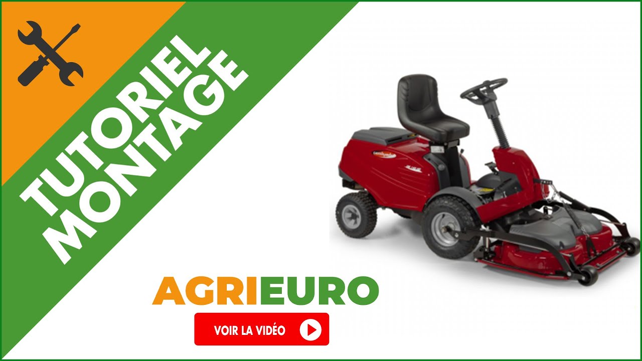 Montage de la Tondeuse autoportée à coupe frontale Castelgarden XM 140 HD