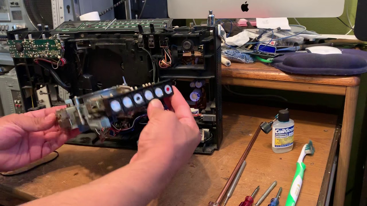 Panasonic RS-466S как заменить ремни часть 3