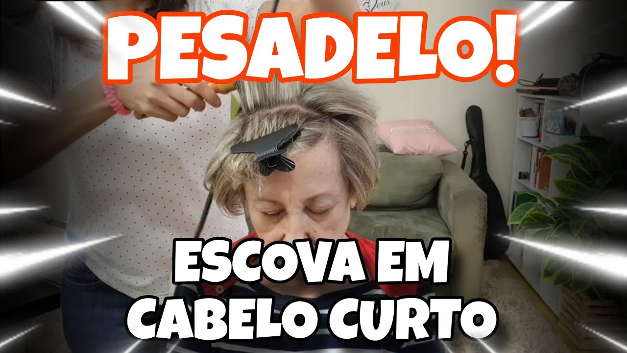 Como Fazer Escova Curta com Acabamento de Salão de Luxo.