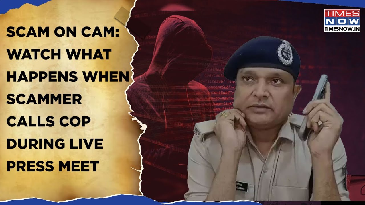 Indore Cop's 'Digital Arrest' On Cam: Watch What Happened When Scammer Called DCP During Press Meet