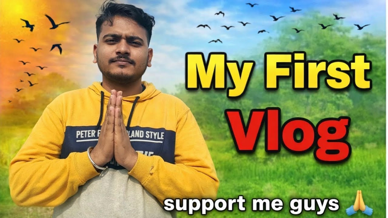 My First Vlog 🙏 | প্রথম ভ্লগ | New YouTuber Journey | Support Me Guys