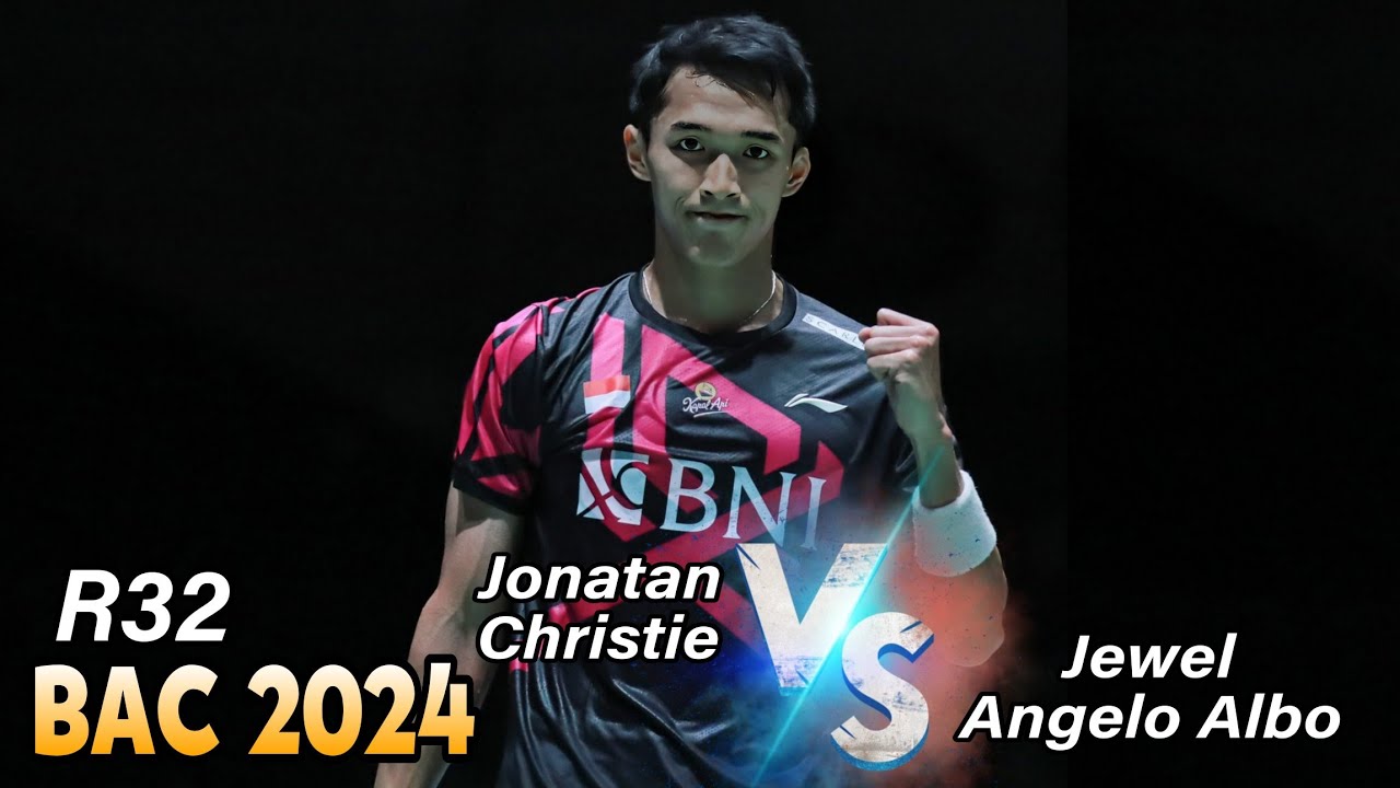 Jonatan Christie vs Jewel Angelo Albo || R32 Badminton Asia Championship 2024