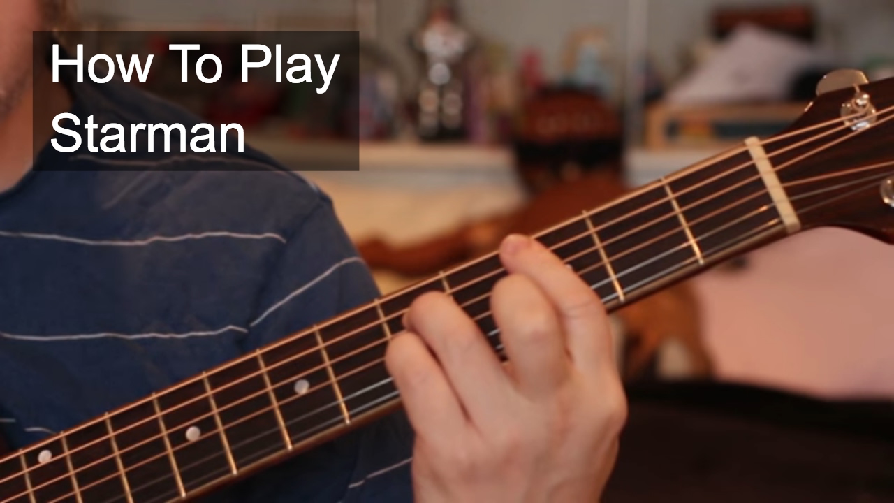 Starman - David  Bowie Guitar Tutorial