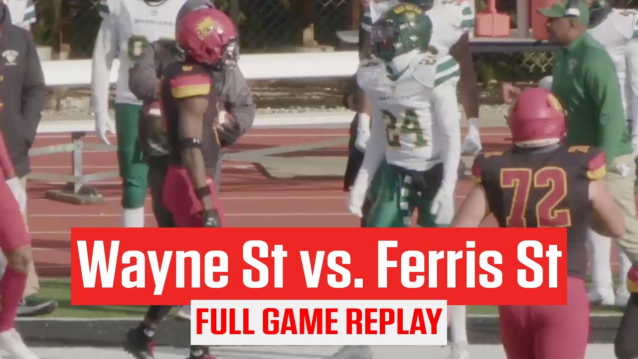 Wayne State vs Ferris State Football | 2023 GLIAC Full Game Replay