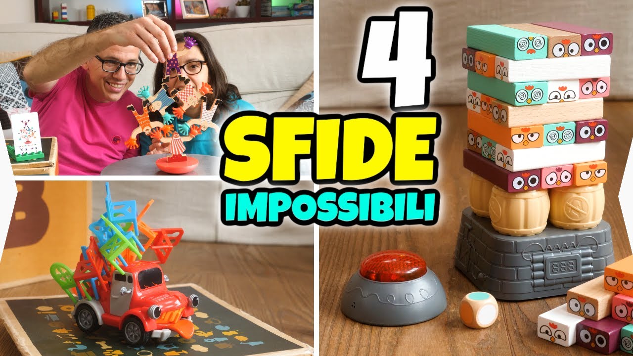 4 GIOCHI IMPOSSIBILI DA IMPILARE: Sfida di Coppia GBR