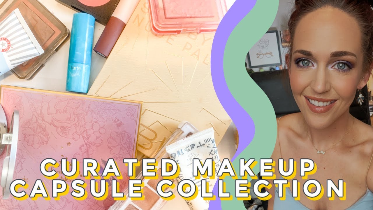 MAKEUP CAPSULE COLLECTION 2021🌻 CURATING AN A CAPSULE MAKEUP BAG