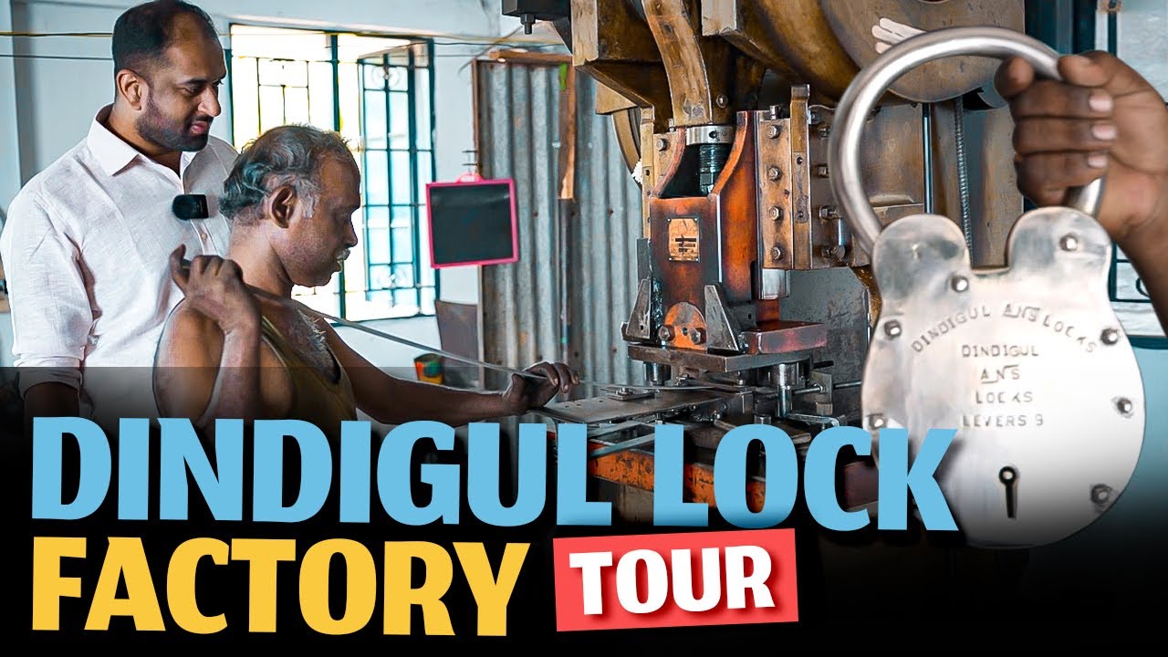 World Famous Handmade Dindigul Lock | Factory Tour | Malayalam