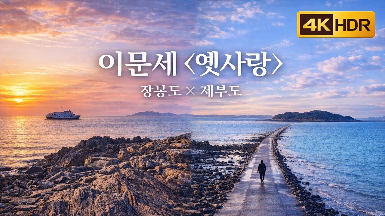 [4K] 이문세 옛사랑 OST｜장봉도×제부도｜같은 바다, 다른 기억 