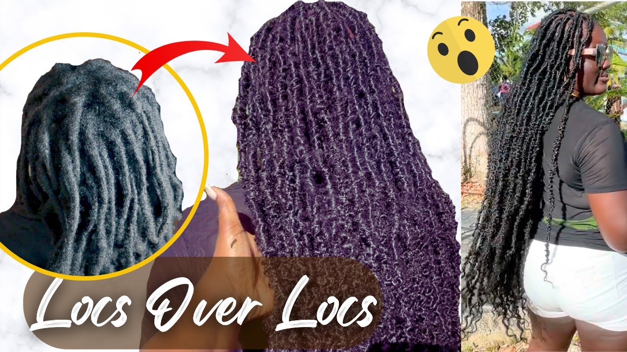 Faux Locs Over Natural Locs | Beginner Friendly Tutorial | Extended Soft Locs | Locs Over Locs
