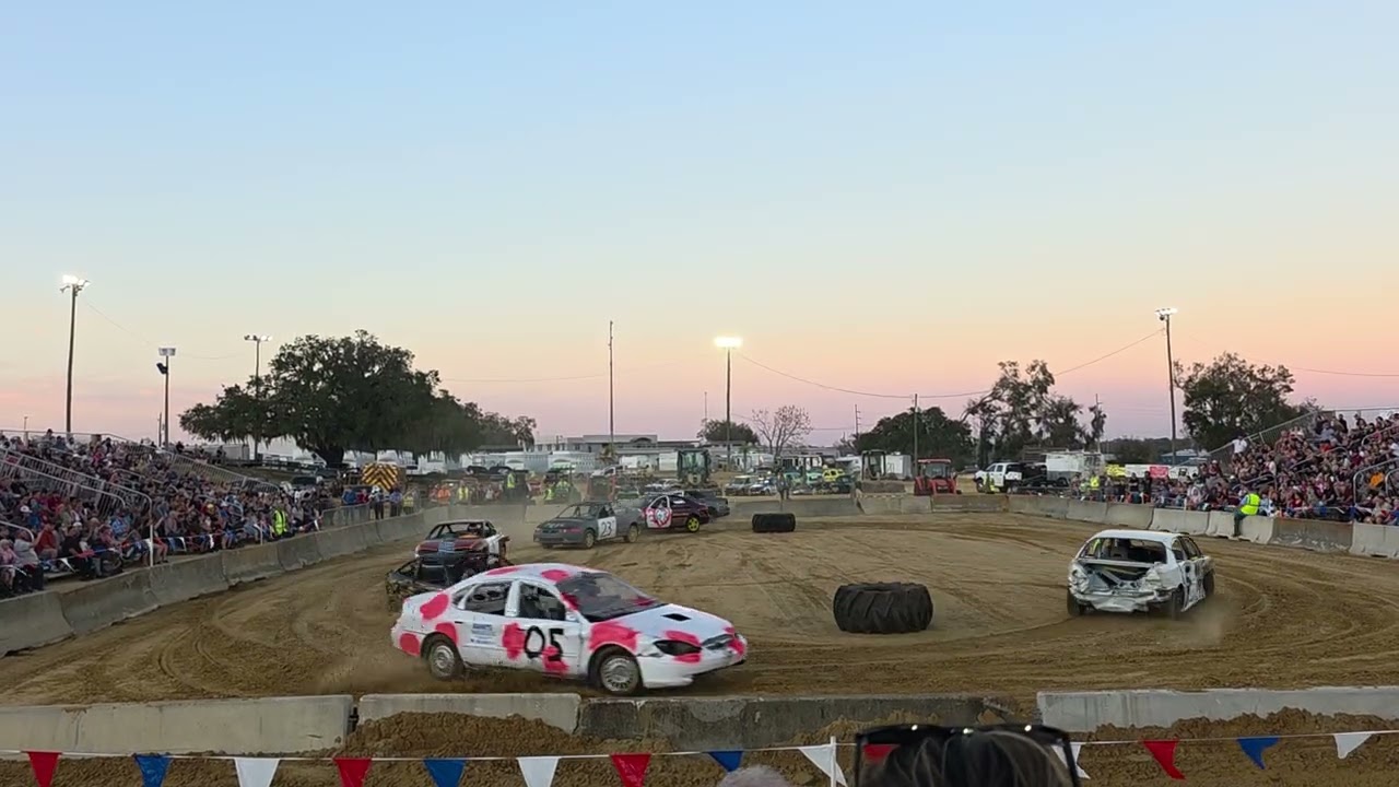Pasco County Fair 2026 Demolition Derby  Round 2.... 