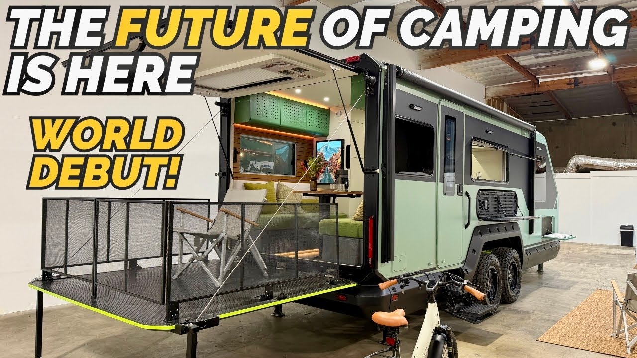 WORLD DEBUT - When TECH EXPERTS make a camper, this is what you get | Evotrex PG5 Atlas Walkthrough