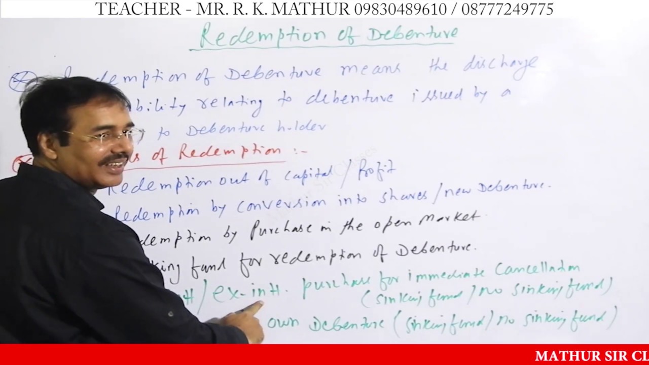 Introduction to Redemption of Debenture||Journal entries of Redemption of Debenture|| PART-1||