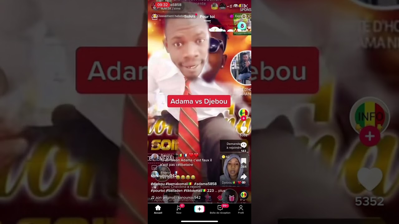Adama Star Tiktok Vs Djebou