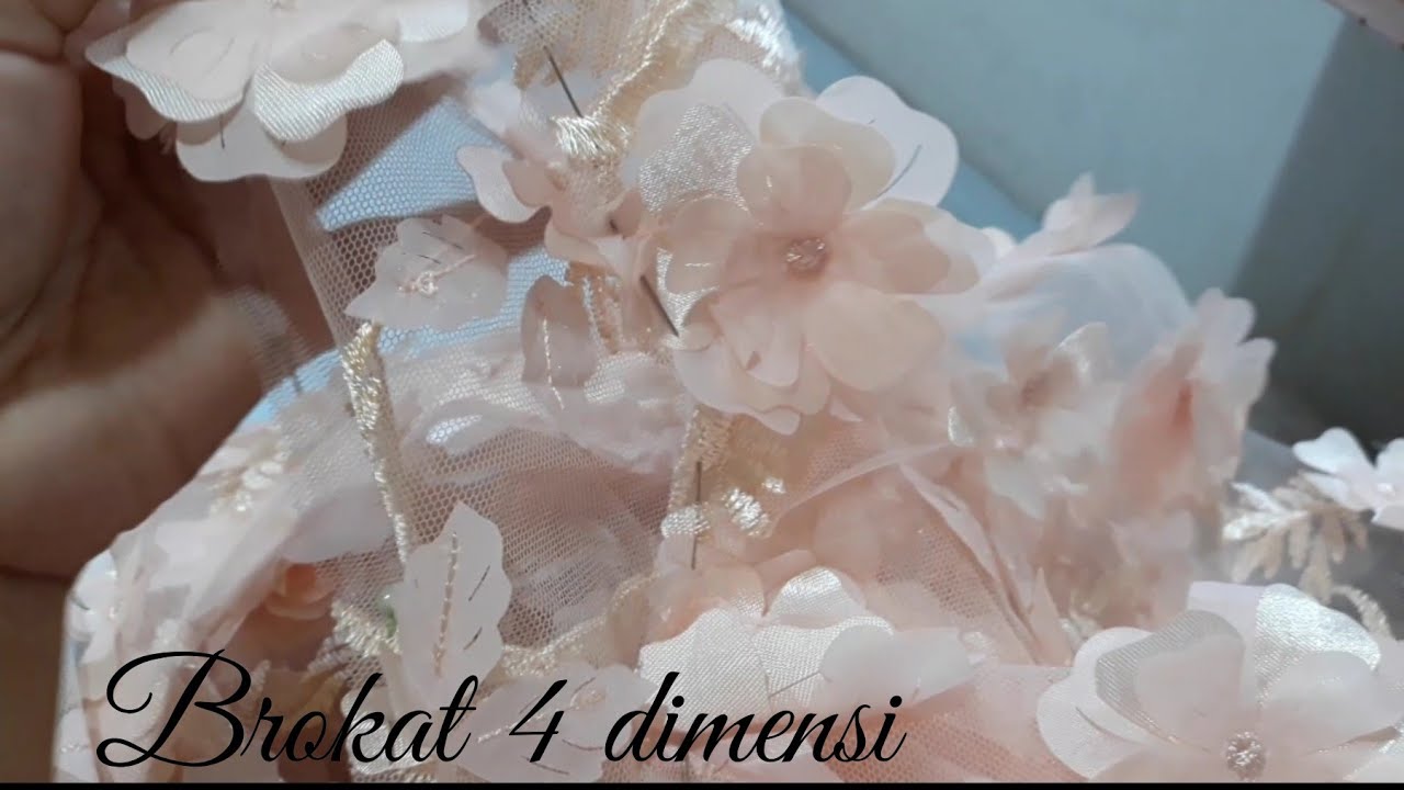 CARA MEMBUAT GAUN AKAD NIKAH 2019 | mudah & cantik