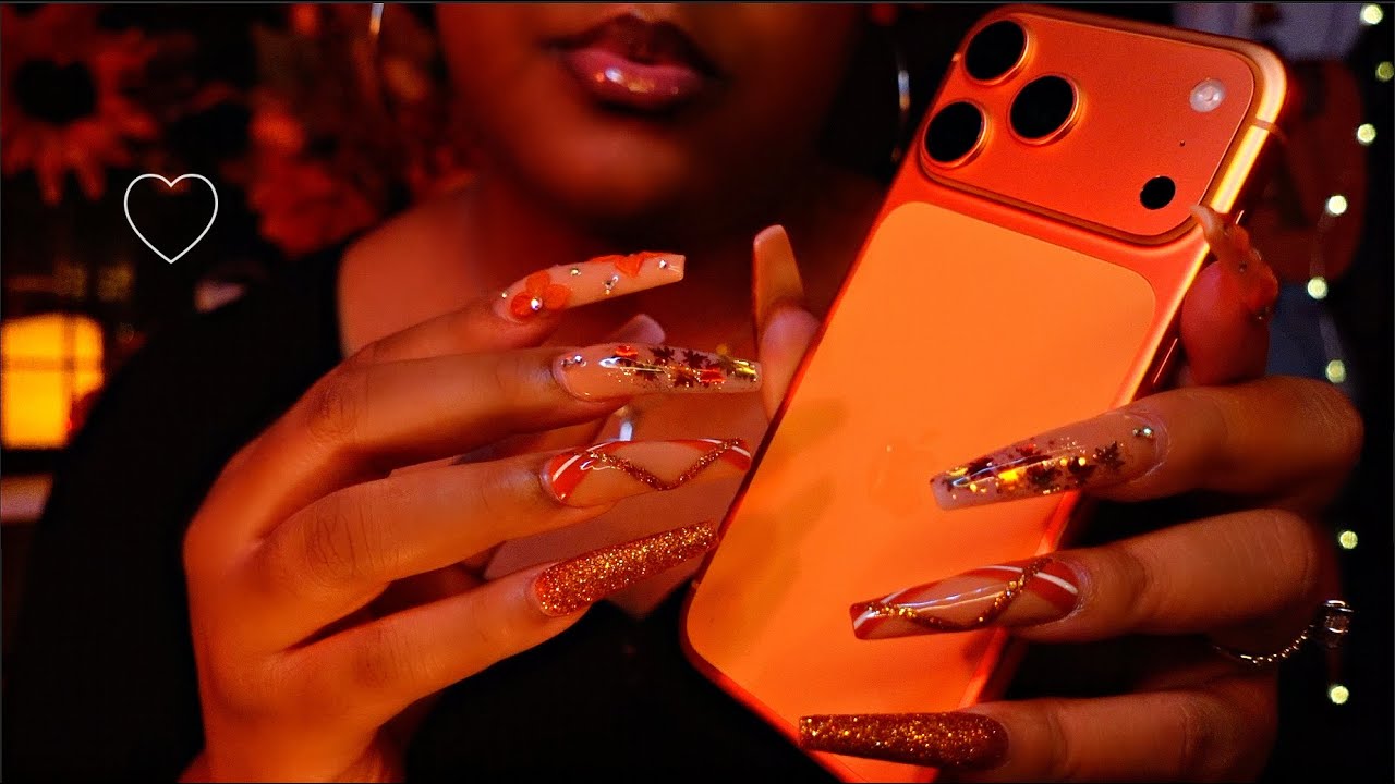 ASMR iPhone 17 Pro Max Unboxing 📱🍊✨(Relaxing & Satisfying)