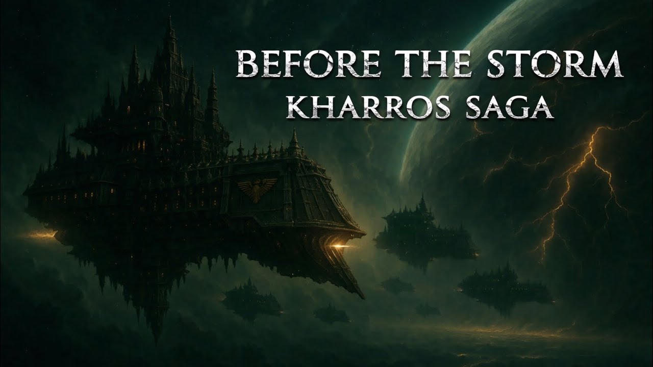 BEFORE THE STORM – Oathbound Fleet Arrives Over Kharros | Warhammer 40K Inspired Battle Hymn
