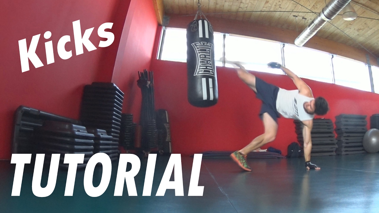 Patada desde cobertura lateral baja-Tutorial Kick-Patada giratoria