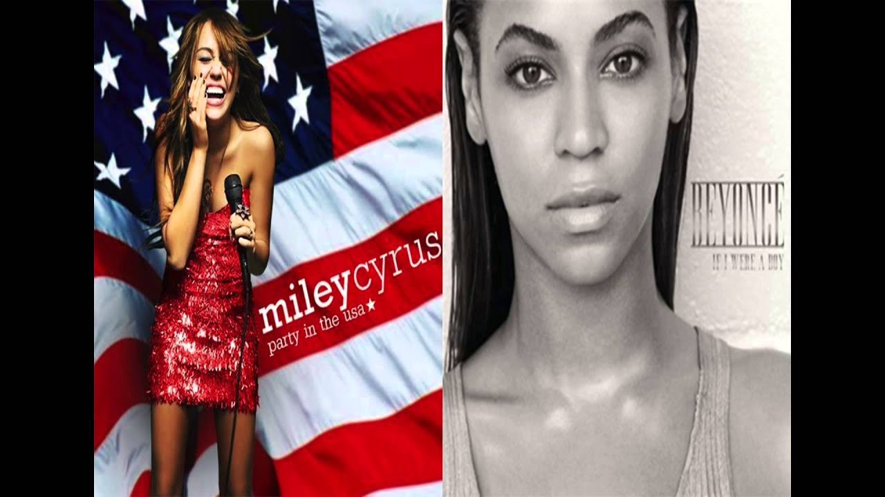 Party in the USA vs. If I Were a Boy - Miley Cyrus & Beyonce (Mashup)