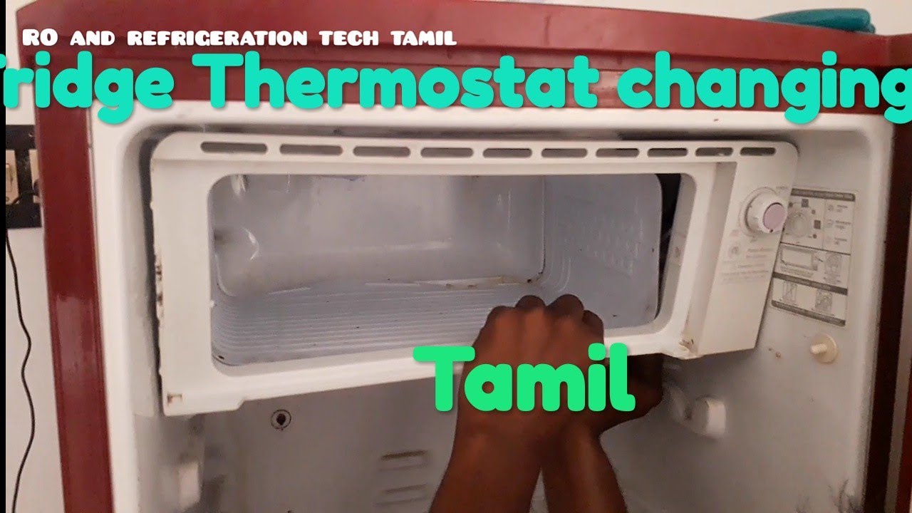 How to change fridge thermostat / LG Refrigerator thermostat changing / Tamil.