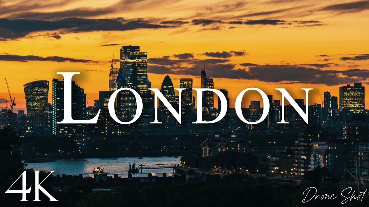 London 4K 🇬🇧 | Stunning Aerial Drone Footage