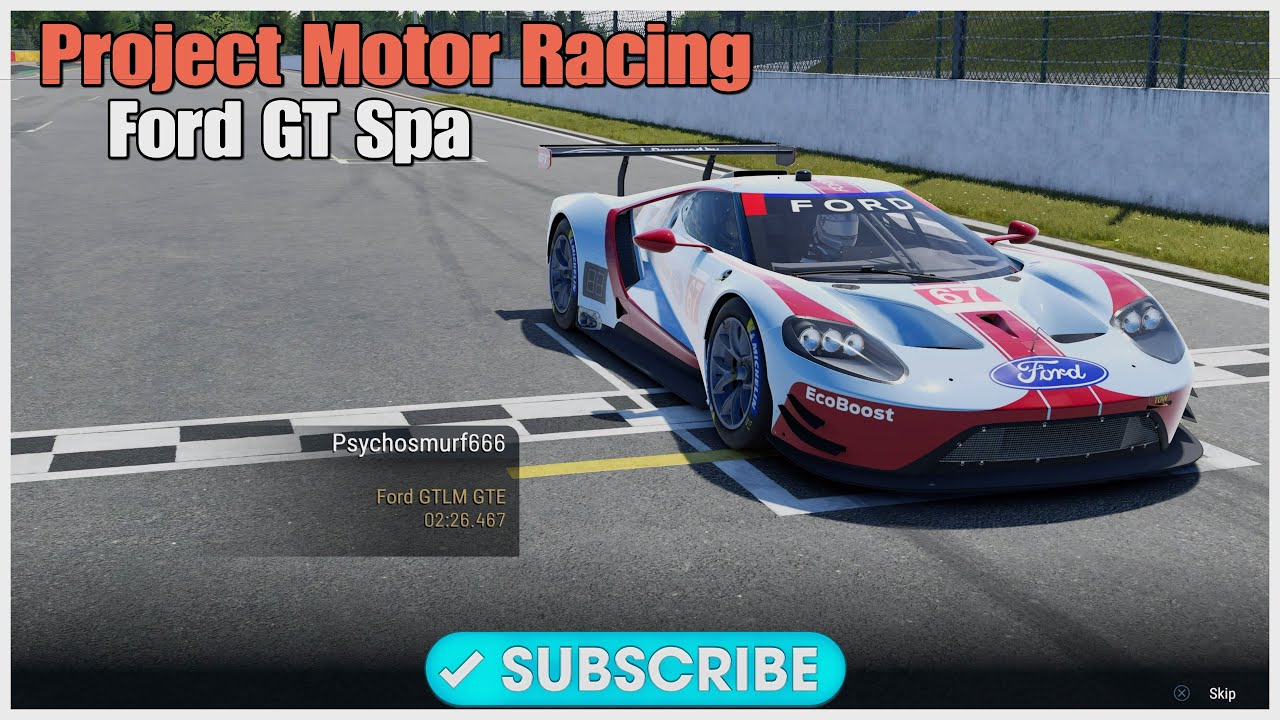 - Project Motor Racing Ford GT At Spa -