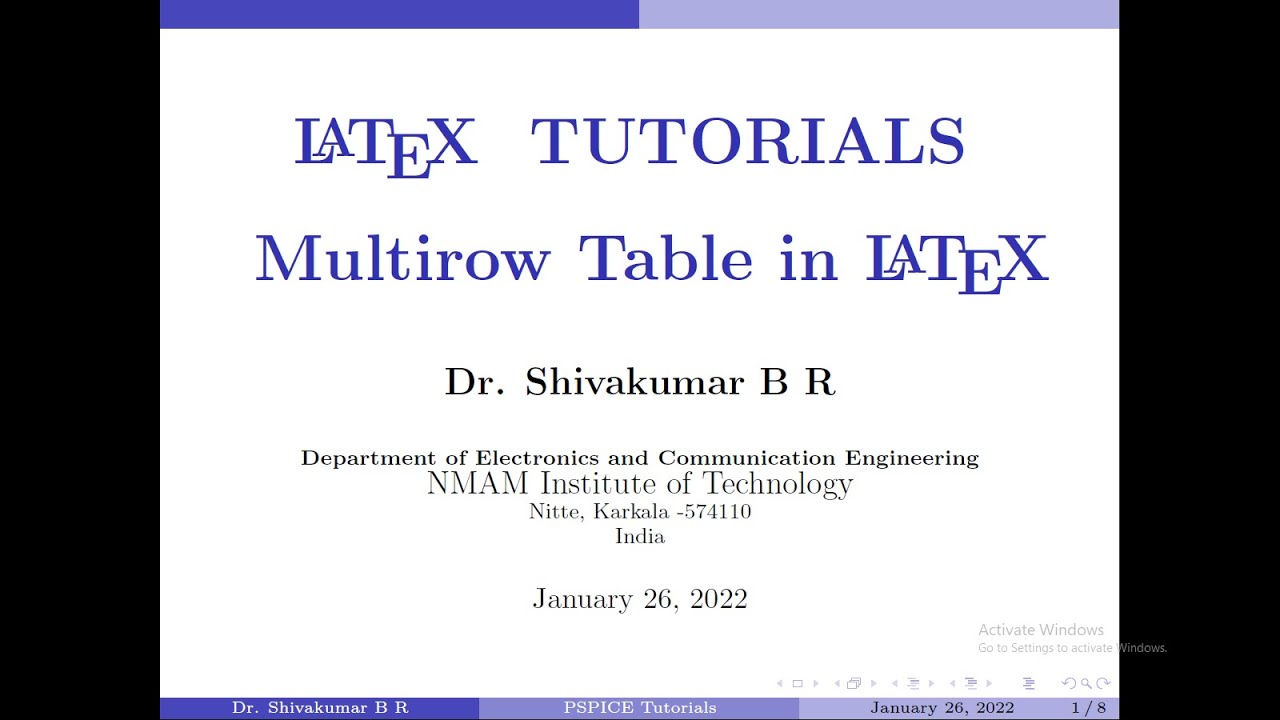 Учебник LaTeX 9: Многострочная таблица в LaTeX